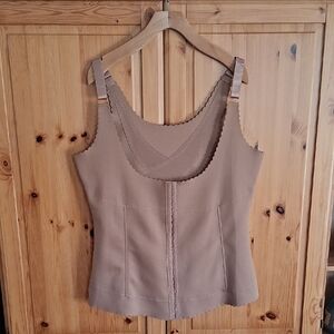 Tan Nude Plus Size 3X Body Shaper Cincher Underbust Corset